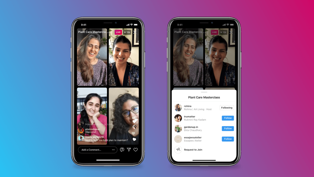 Instagram Launches Live Rooms With Fashion Programming