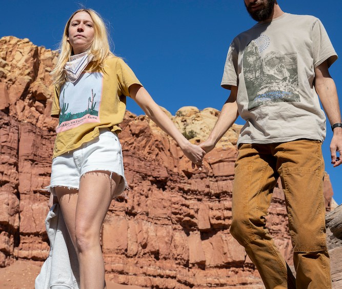 Madewell dropped a new Earth-themed collection in partnership with Parks Project in honor of the country’s natural landmarks.