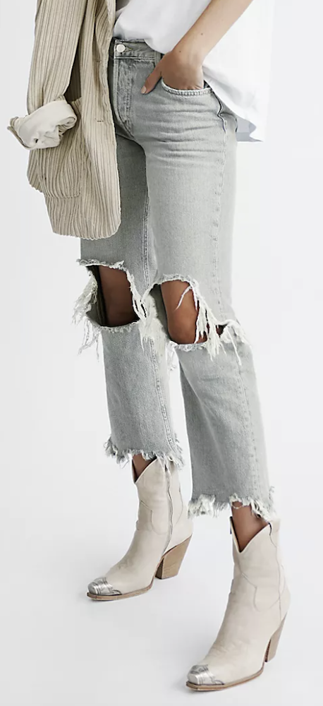 Rivet rounded up some loose denim styles for women to provide alternatives to skinny jeans, which are diminishing in popularity.