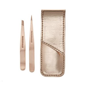 tweezerman rose gold mini tweezer set, best tweezers
