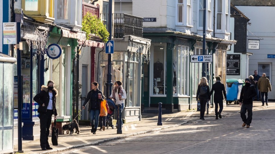 The U.K.'s neighborhood shopping hubs “continue to suffer, with sales falling by double figures."