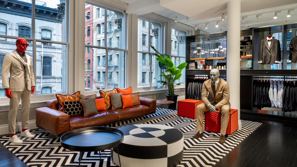 Suitsupply's SoHo store.