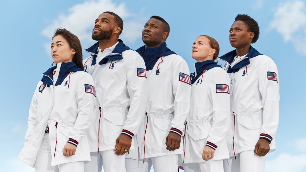 Ralph Lauren's Olympic Closing Ceremony uniforms.