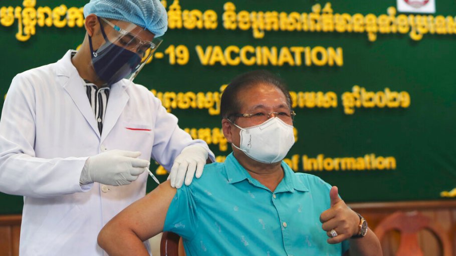 Two months after Cambodia rolled out its Covid-19 vaccination scheme, garment workers are now getting jabs in their arms.