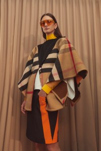 Backstage at Burberry RTW Fall 2021.