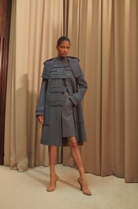 Backstage at Burberry RTW Fall 2021.