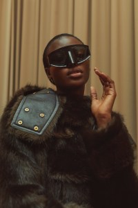 Backstage at Burberry RTW Fall 2021.