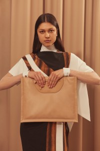 Backstage at Burberry RTW Fall 2021.