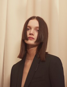 Backstage at Burberry RTW Fall 2021.