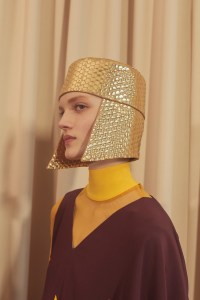 Backstage at Burberry RTW Fall 2021.