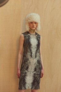 Backstage at Burberry RTW Fall 2021.