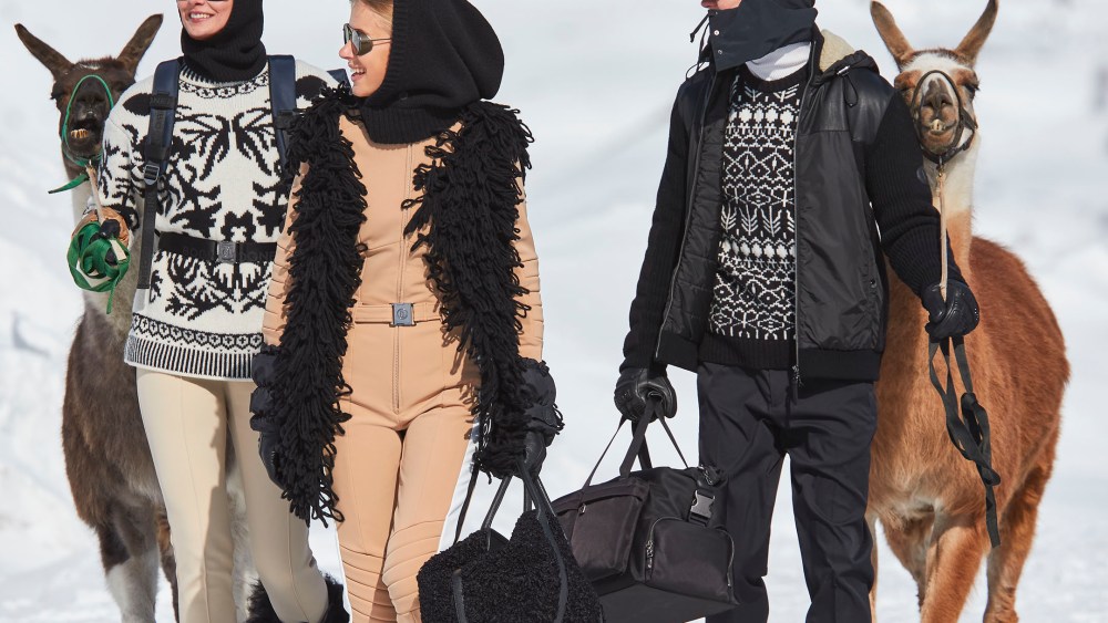 The new Bogner campaign was photographed in Switzerland.