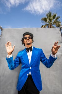 Griffin Matthews in a Vintage Italian tux.