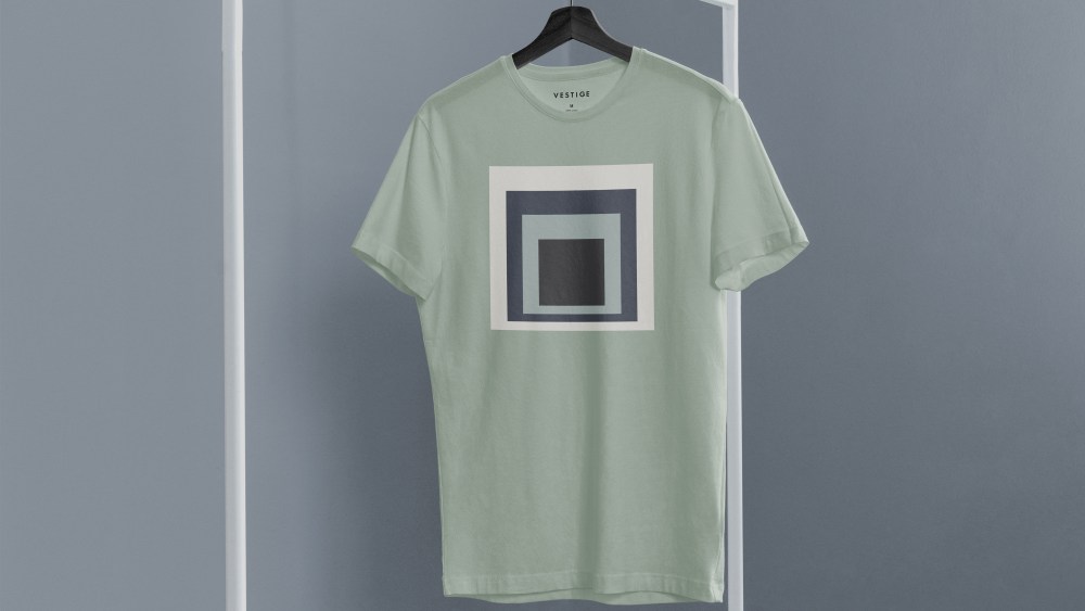 A customizable Albers T-shirt from Vestige.