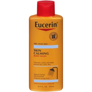 Eucerin Skin Calming Body Wash, best unscented body wash