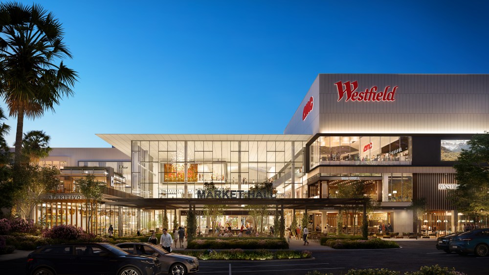 A rendering of the redeveloped and expanded Westfield Topanga mall in L.A.