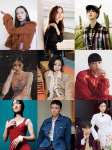 Emerging Chinese fashion influencers. Top row, from left to right, Cici Xiang, Candice Yu, Yueyi Wang. Middle row, from left to right, He Huixiang, Savi Sui, Meng-ke Wu. Bottom row, from left to right, Pan Haowen, Gong Linxuan, Aha Lolo’s Meng Zhang and Pablo Zhang.