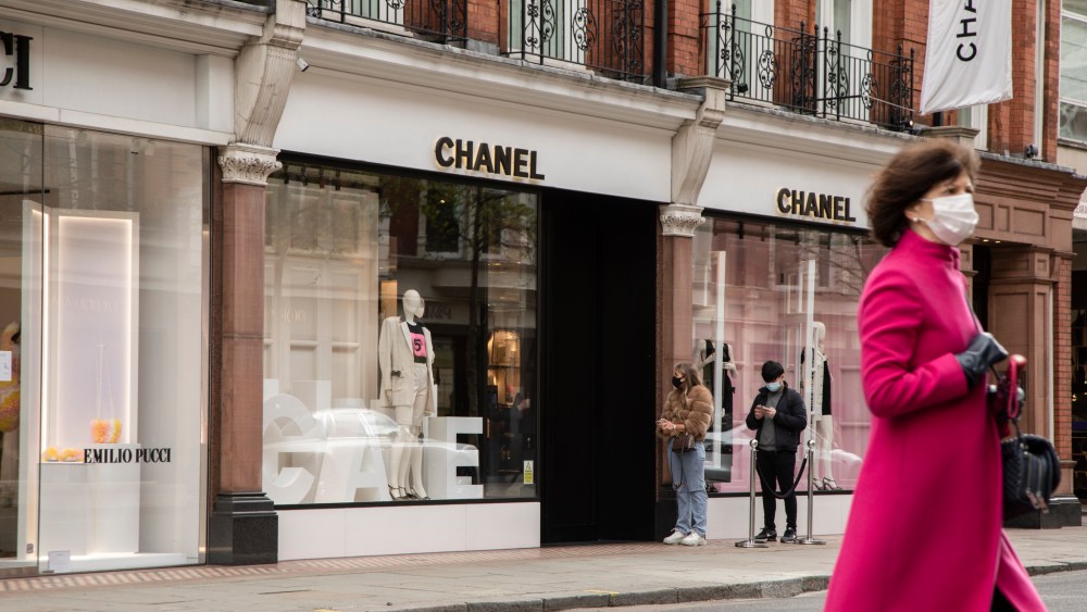 Chanel in London as the shops re-open.