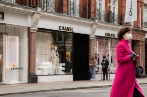 Chanel in London as the shops re-open.