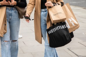 Atmosphere in London as the shops re-open.
