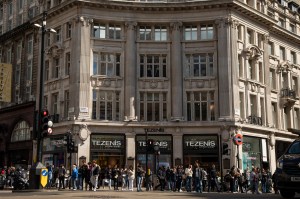 Atmosphere in London as the shops re-open.