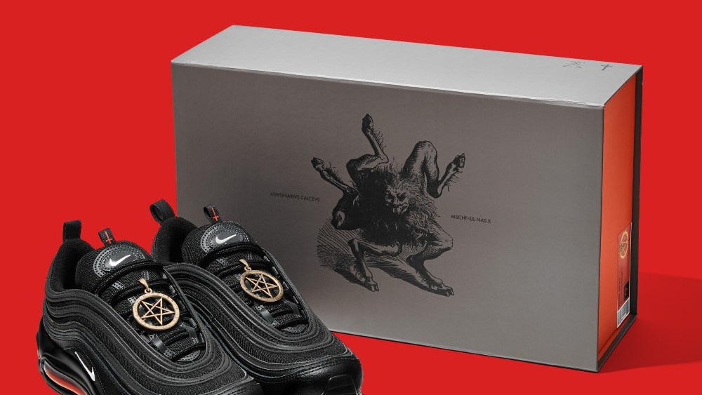 MSCHF used Nike Air Max 97s to create its Satan Shoes.