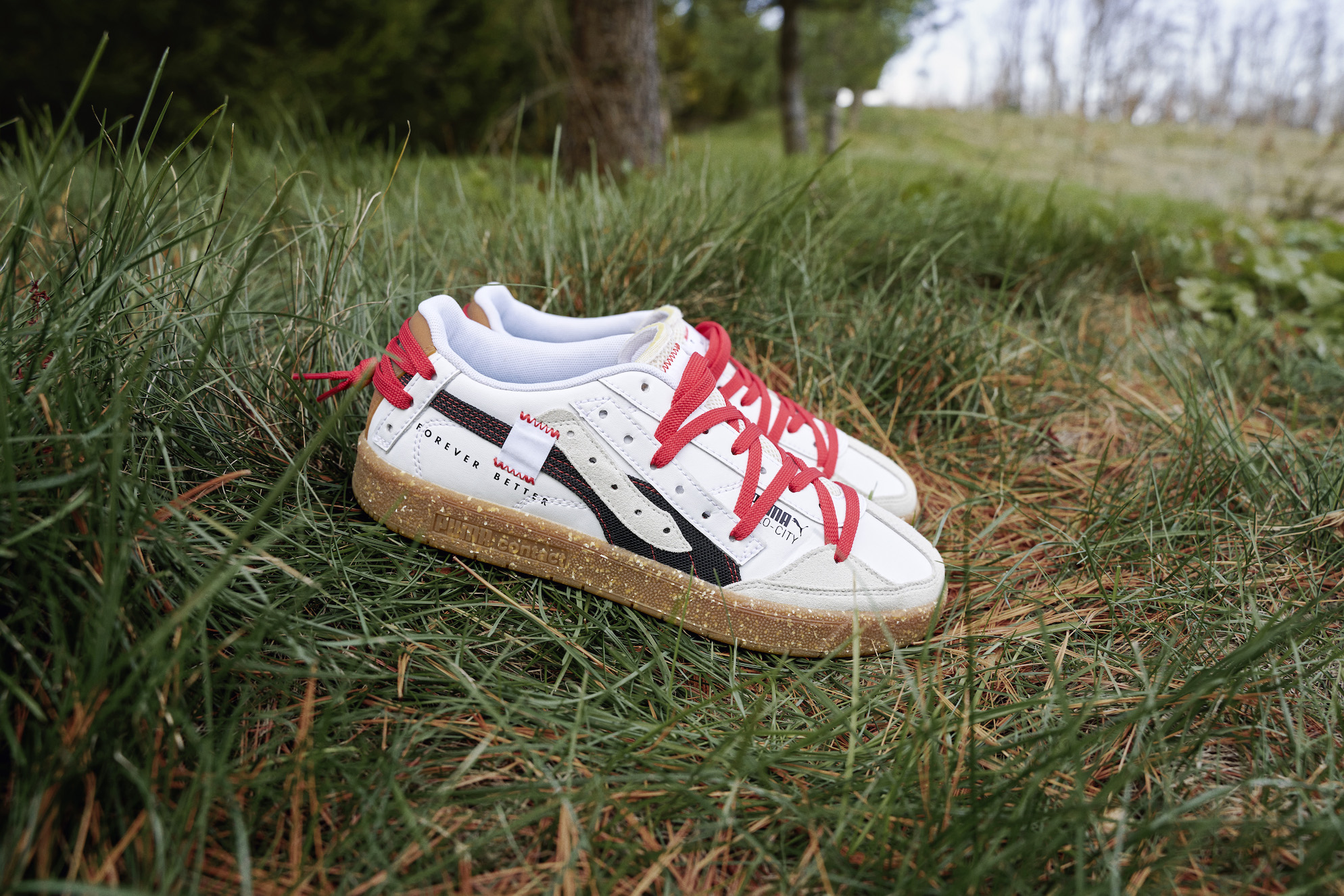 All footwear features a minimum of 20 percent recycled material on the upper.