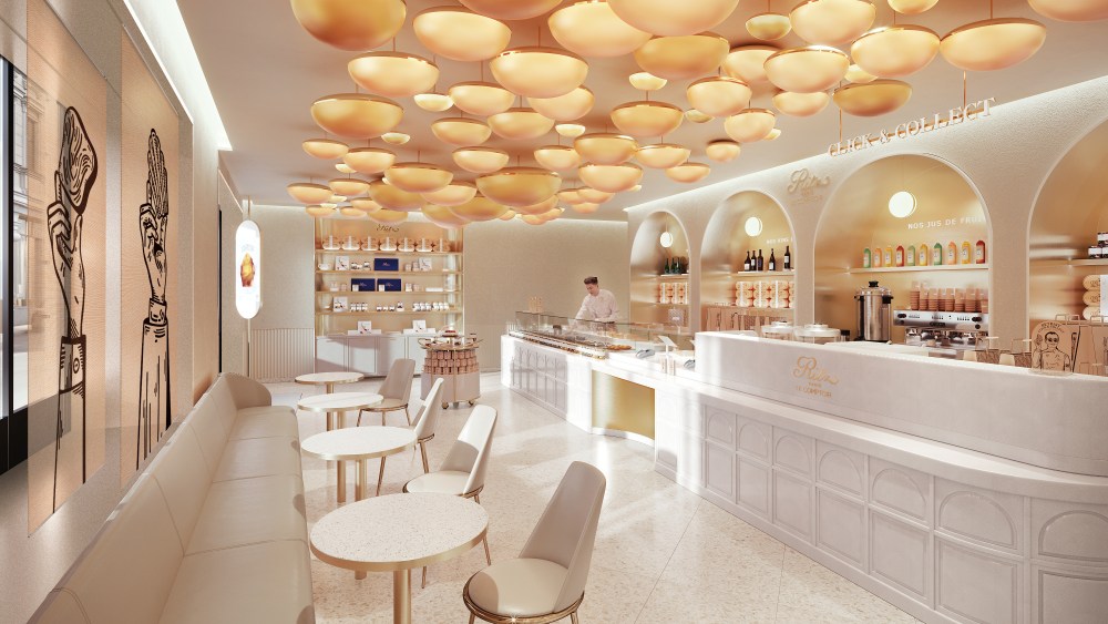 A rendering of the future Ritz Paris Le Comptoir on Rue Cambon.