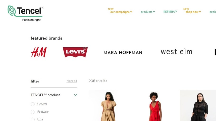 Lenzing Launches Tencel eShop, Bridging Fiber-Consumer Divide