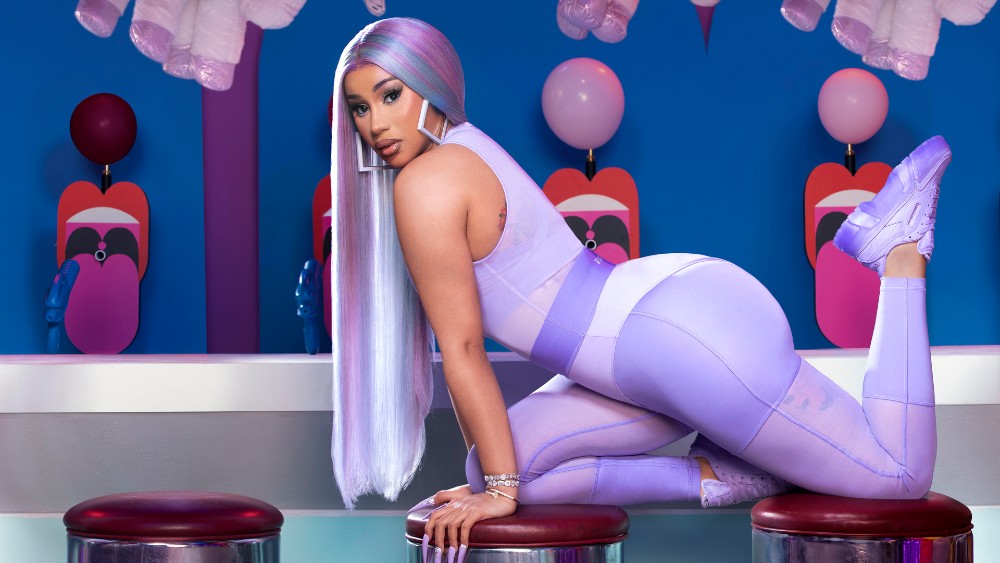Cardi B's Summertime Fine Collection of apparel and sneakers with Reebok drops April 23.