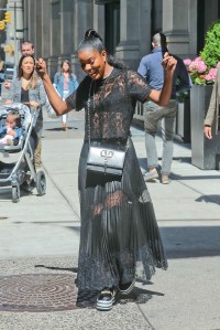 Gabrielle Union is seen in New York City. NON-EXCLUSIVE May 15, 2019 Job 1905015BG0241 New York, NY www.bauergriffin.com. 15 May 2019 Pictured: Gabrielle Union. Photo credit: BG024/Bauergriffin.com / MEGA TheMegaAgency.com +1 888 505 6342 (Mega Agency TagID: MEGA419939_002.jpg) [Photo via Mega Agency]