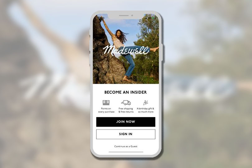 Madewell Launching First App