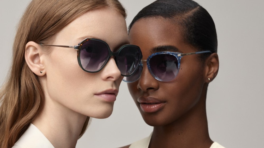 Anne Klein sunglasses featured in the company's new glossy catalogue.