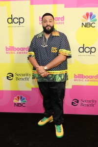 LOS ANGELES, CALIFORNIA - MAY 23: DJ Khaled poses backstage for the 2021 Billboard Music Awards, broadcast on May 23, 2021 at Microsoft Theater in Los Angeles, California. (Photo by Rich Fury/Getty Images for dcp)