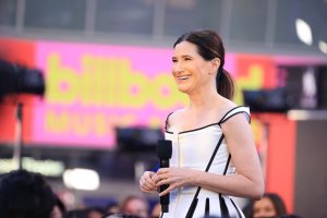 2021 BILLBOARD MUSIC AWARDS -- Pictured: Kathryn Hahn on the plaza stage during the 2021 Billboard Music Awards held at the Microsoft Theater on May 23, 2021 -- (Photo by: Christopher Polk/NBC)