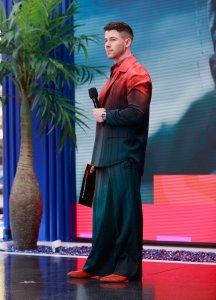 2021 BILLBOARD MUSIC AWARDS -- Pictured: Nick Jonas onstage during the 2021 Billboard Music Awards held at the Microsoft Theater on May 23, 2021 -- (Photo by: Emma McIntyre/NBC)