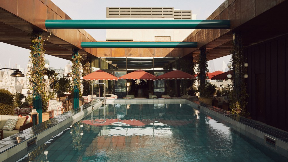 Swimming pool at Soho House at 180 Strand