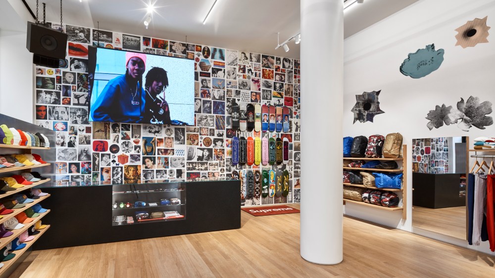 Supreme store in Milan