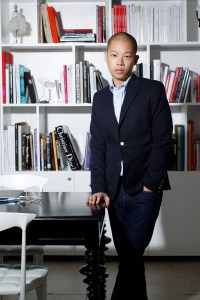 Designer Jason Wu in his New York showroom.