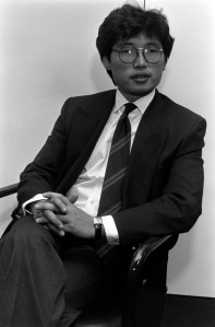 David Chu, founder of Nautica brands in New York on August 25, 1987.