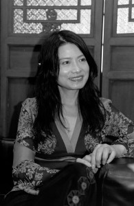 Designer Vivienne Tam in her New York showroom on October 29, 2002.