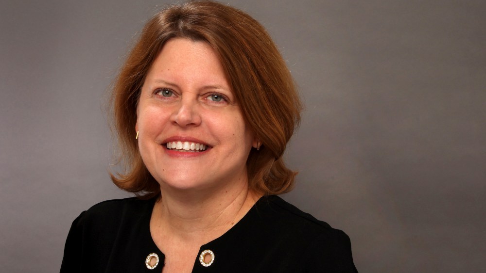Sally Buzbee, senior vice president and executive editor of The Associated Press, poses for a photo Dec. 13, 2018, in New York. Buzbee was named Tuesday, May 11, 2021, as executive editor of The Washington Post, succeeding the recently retired Marty Baron. (AP Photo/Chuck Zoeller)