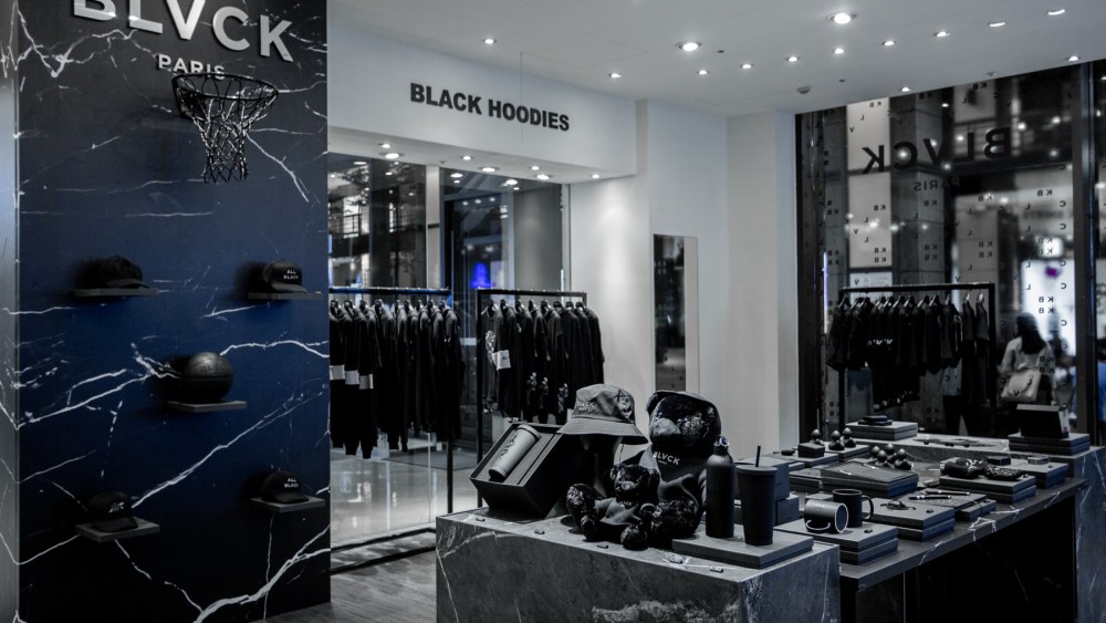 The Blvck Paris previous pop-up in Taipei, Taiwan.