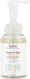 Babo Botanicals Foaming Hand Soap, best fragrance free hand soap, unscented
