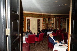 The scene at Bemelmans' opening night.