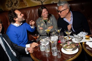The scene at Bemelmans' opening night.