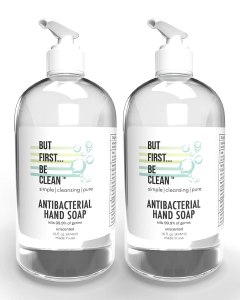 But First Be Clean Antibacterial Liquid Hand Soap, best fragrance free hand soap, unscented