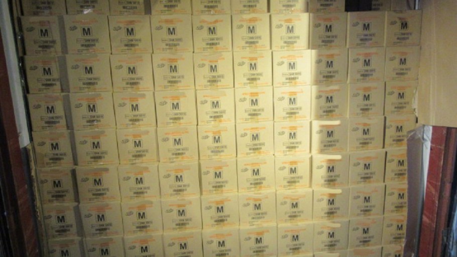 CBP agents seized a shipment of 3.97 million nitrile disposable gloves from Top Glove Corp. suspected to be made by forced labor.