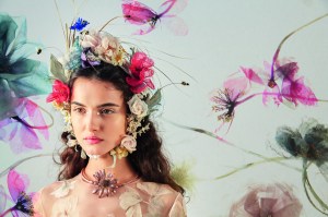 Headdress from Dior’s spring 2017 haute couture collection.