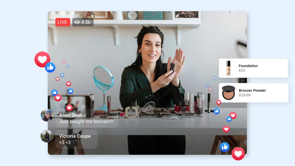 Facebook launched Live Shopping Fridays to promote shoppable livestreaming on the platform.